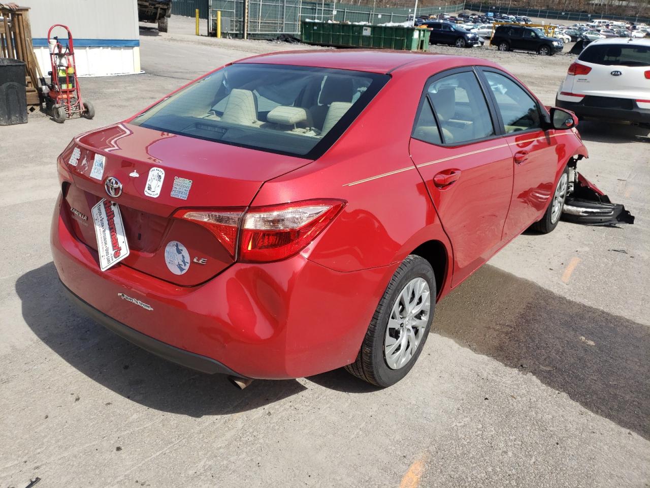Photo 4 from auction – 2017 TOYOTA COROLLA L with VIN 2T1BURHEXHC840905