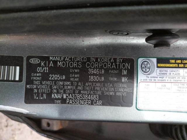 Photo 10 from auction – 2011 KIA FORTE SX with VIN KNAFW5A37B5384683
