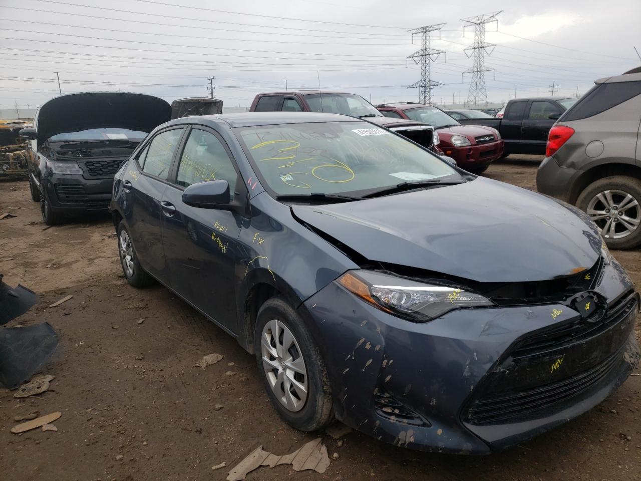 TOYOTA COROLLA L 2017 with VIN 2T1BURHE9HC793818 - Photo from auction