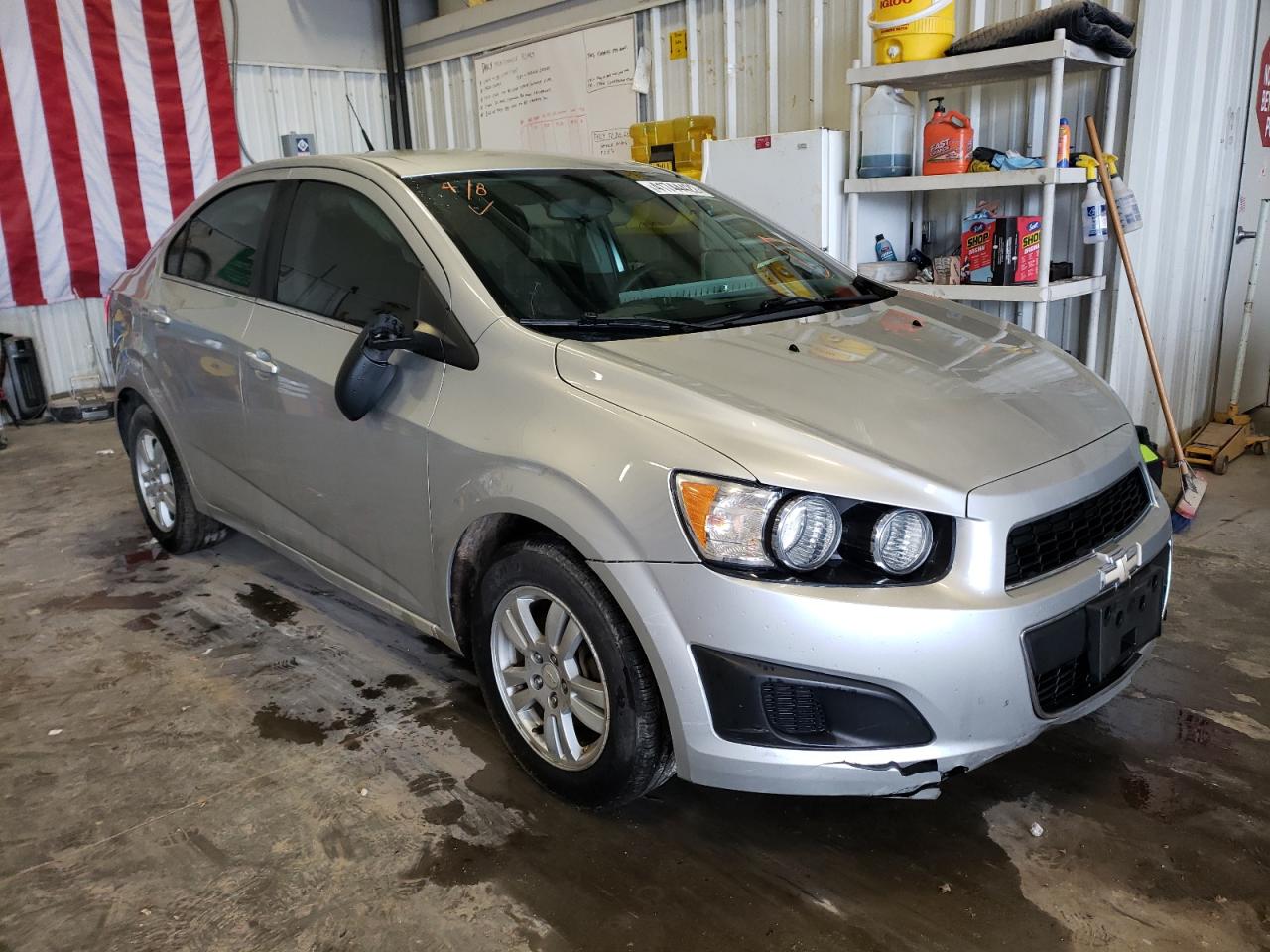 CHEVROLET SONIC LT 2014 with VIN 1G1JC5SH6E4168164 - Photo from auction