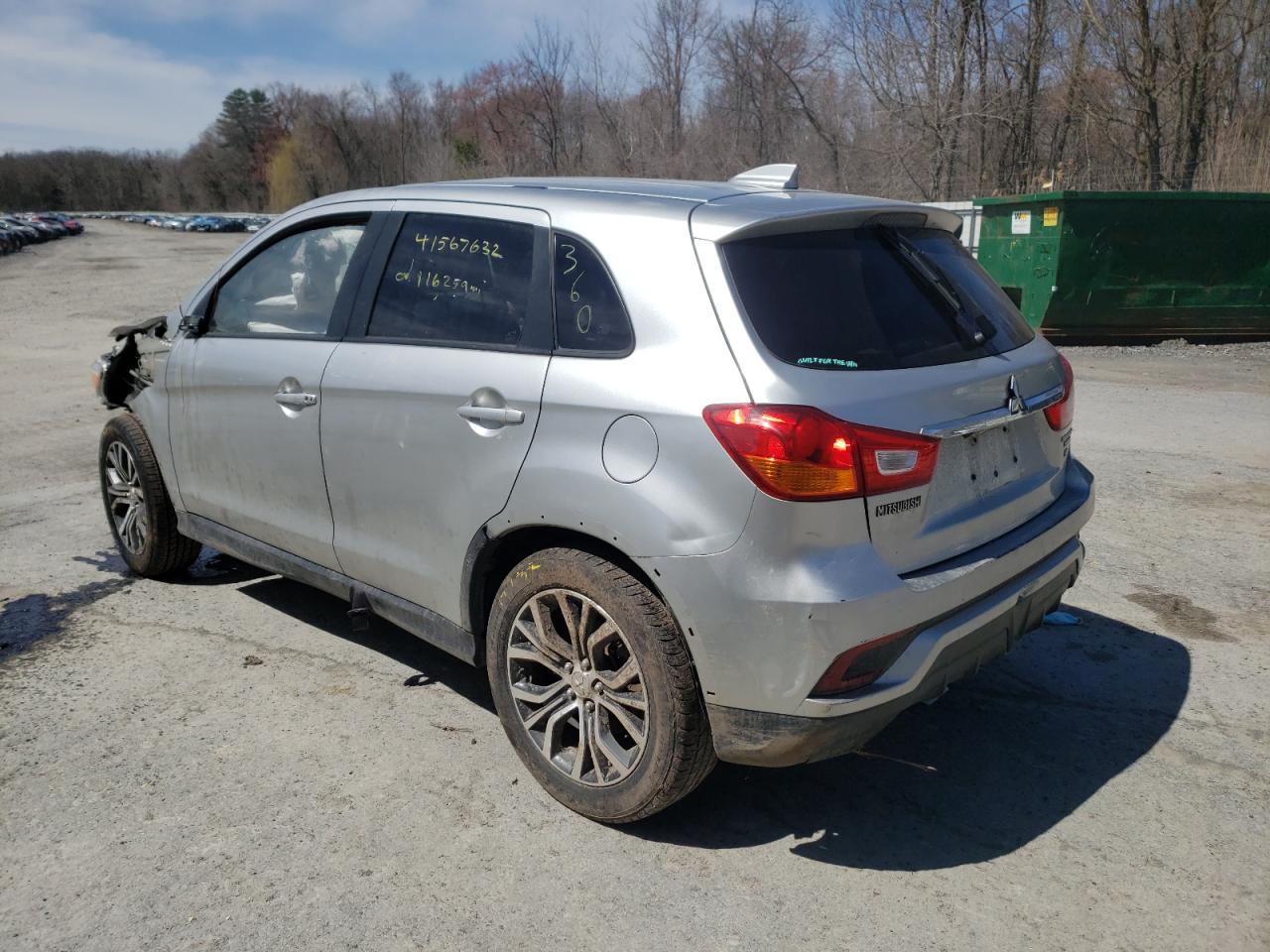 Photo 3 from auction – 2018 MITSUBISHI OUTLANDER with VIN JA4AR3AW8JU001626