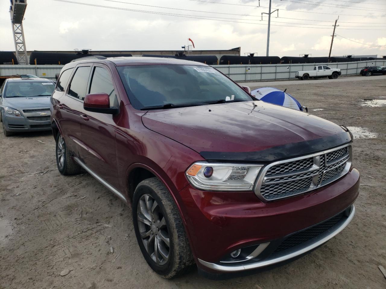 DODGE DURANGO SX 2018 with VIN 1C4RDJAG1JC255611 - Photo from auction