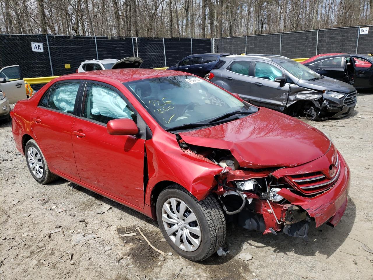 TOYOTA COROLLA BA 2013 with VIN 2T1BU4EE5DC078679 - Photo from auction