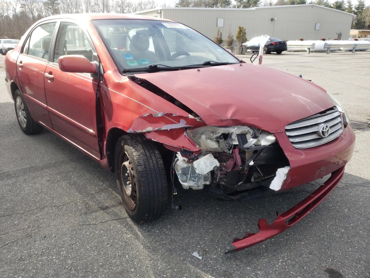 TOYOTA COROLLA CE 2003 with VIN 2T1BR32E63C021874 - Photo from auction