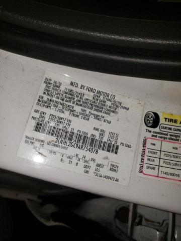 Photo 10 from auction – 2010 LINCOLN MKZ with VIN 3LNHL2GC9AR754078