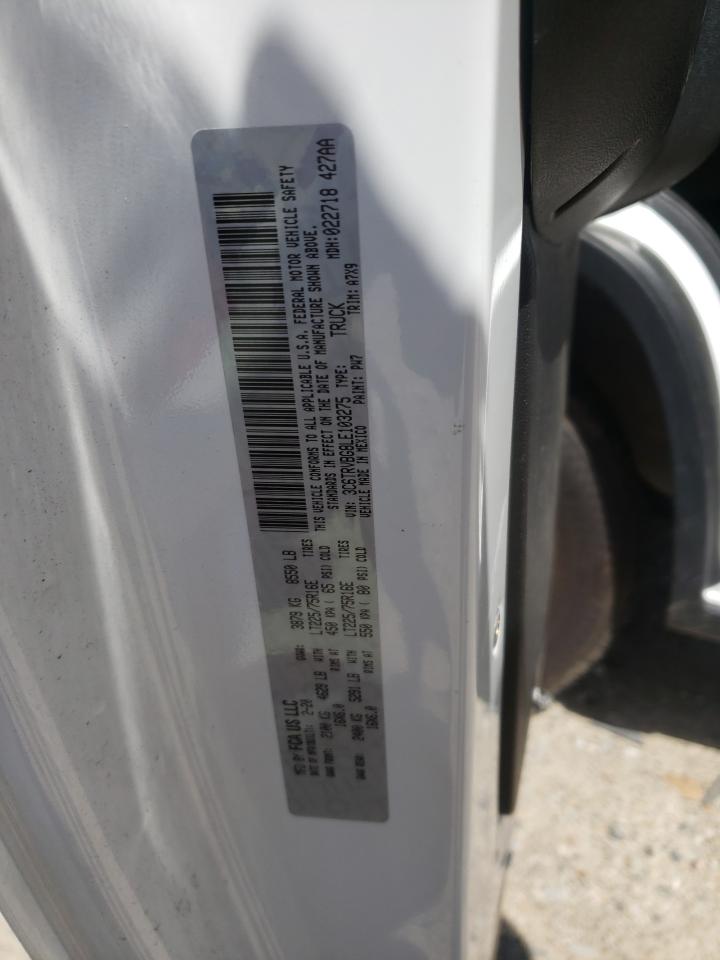 Photo 10 from auction – 2020 RAM PROMASTER with VIN 3C6TRVBG8LE103275