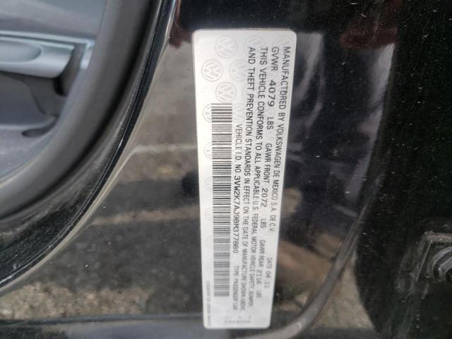 Photo 10 from auction – 2011 VOLKSWAGEN JETTA BASE with VIN 3VW2K7AJ9BM377880