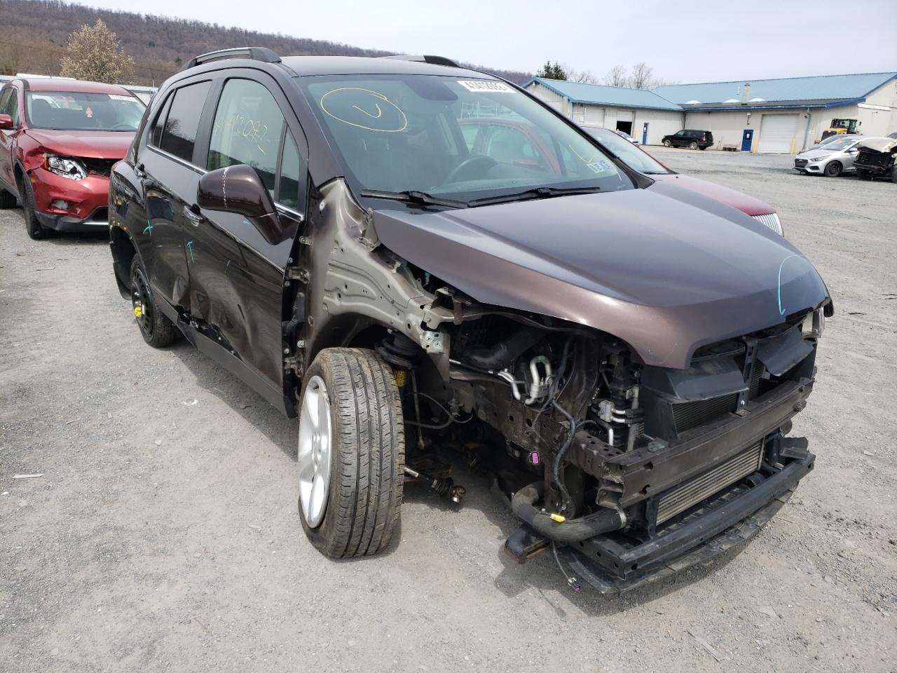 CHEVROLET TRAX LTZ 2016 with VIN KL7CJRSBXGB569351 - Photo from auction