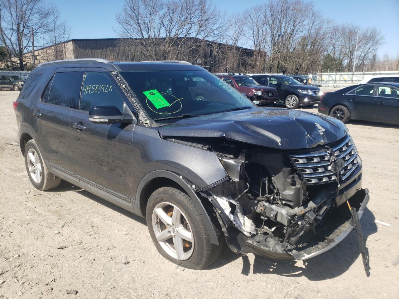 FORD EXPLORER X 2016 with VIN 1FM5K8D81GGC52335 - Photo from auction