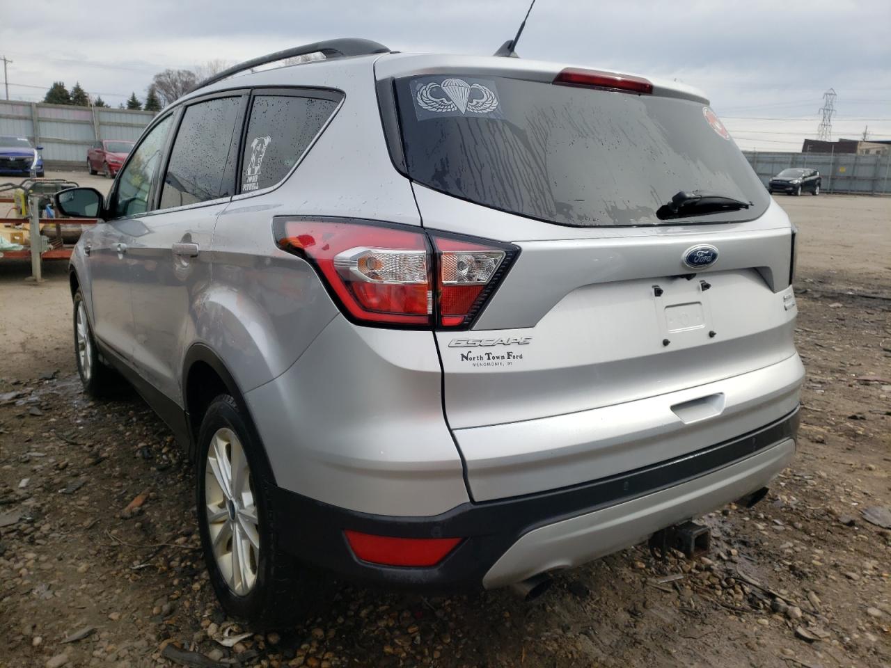 Photo 3 from auction – 2018 FORD ESCAPE SEL with VIN 1FMCU9HD5JUC35559