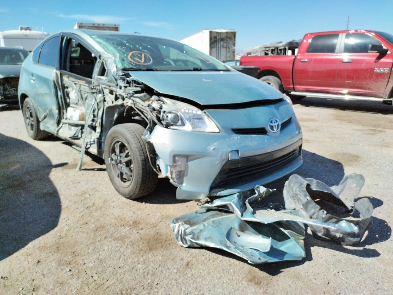 TOYOTA PRIUS 2015 with VIN JTDKN3DU6F1944347 - Photo from auction