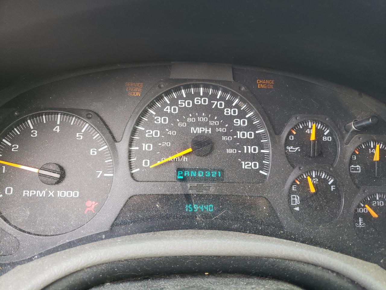 Photo 8 from auction – 2002 CHEVROLET TRAILBLAZE with VIN 1GNDT13S422491697