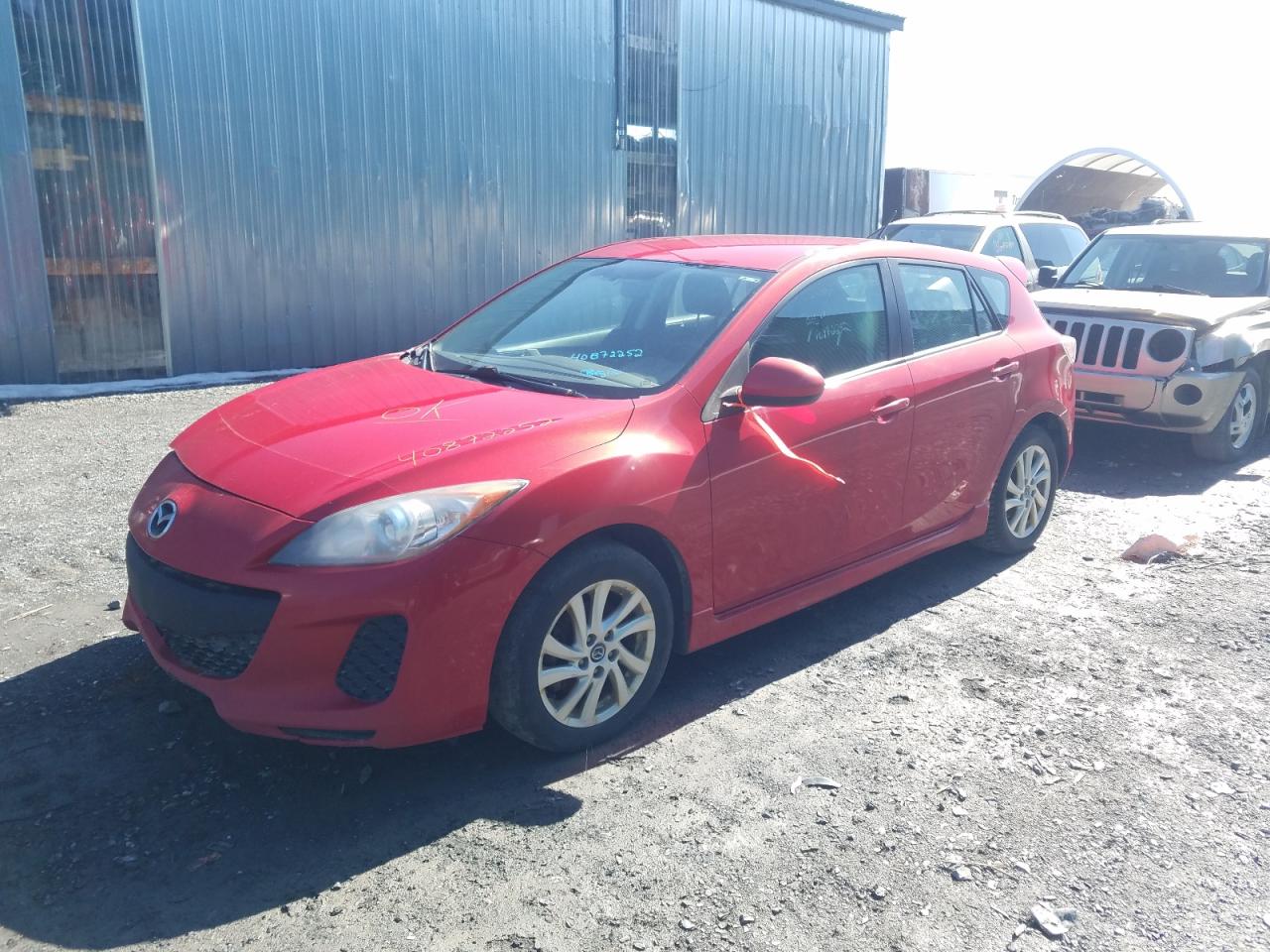 Photo 2 from auction – 2013 MAZDA 3 HATCHBAC with VIN JM1BL1L7XD1773959