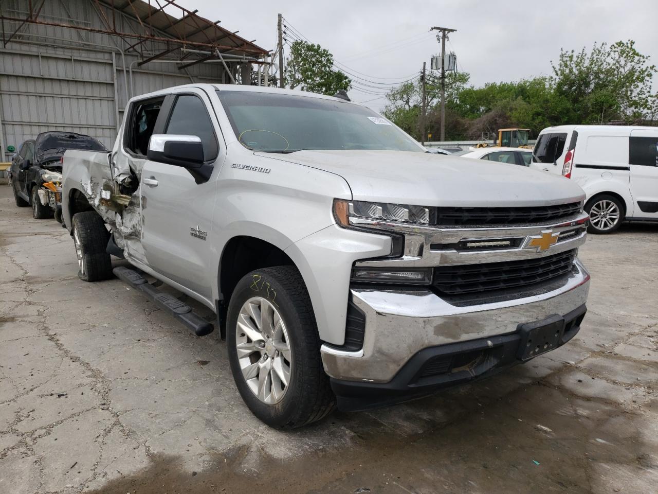 CHEVROLET SILVERADO 2019 with VIN 3GCPWCED8KG116037 - Photo from auction