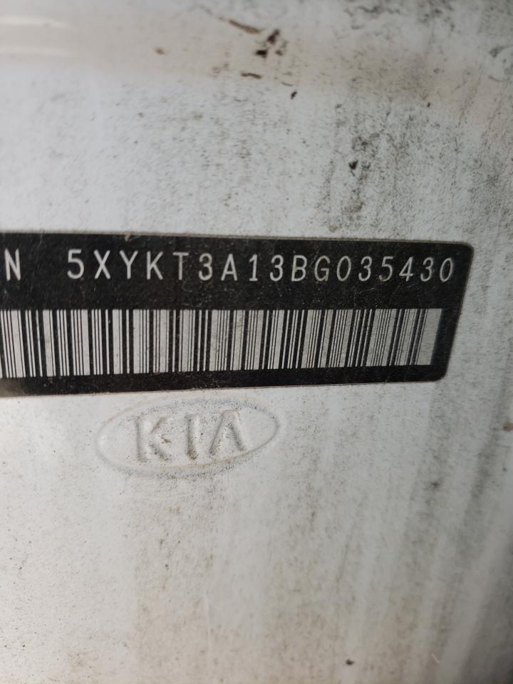 Photo 10 from auction – 2011 KIA SORENTO BA with VIN 5XYKT3A13BG035430
