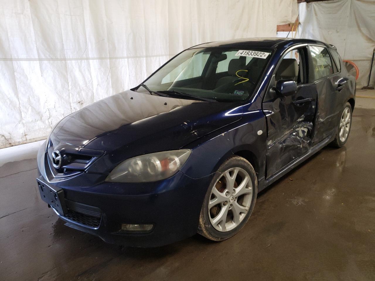 Photo 2 from auction – 2008 MAZDA 3 HATCHBAC with VIN JM1BK344481173463
