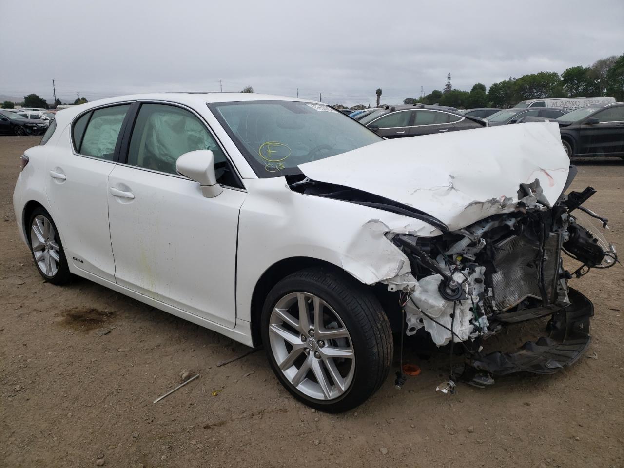 LEXUS CT 200 2016 with VIN JTHKD5BH0G2266600 - Photo from auction