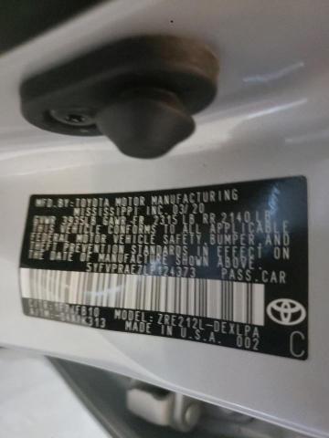 Photo 10 from auction – 2020 TOYOTA COROLLA LE with VIN 5YFVPRAE7LP124373