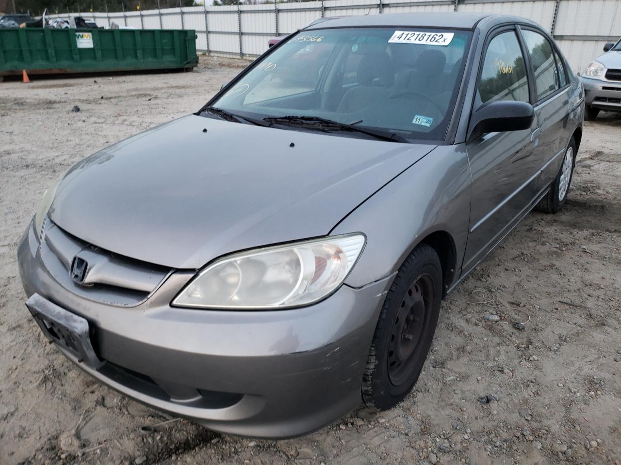 Photo 2 from auction – 2004 HONDA CIVIC LX with VIN 2HGES16534H643566