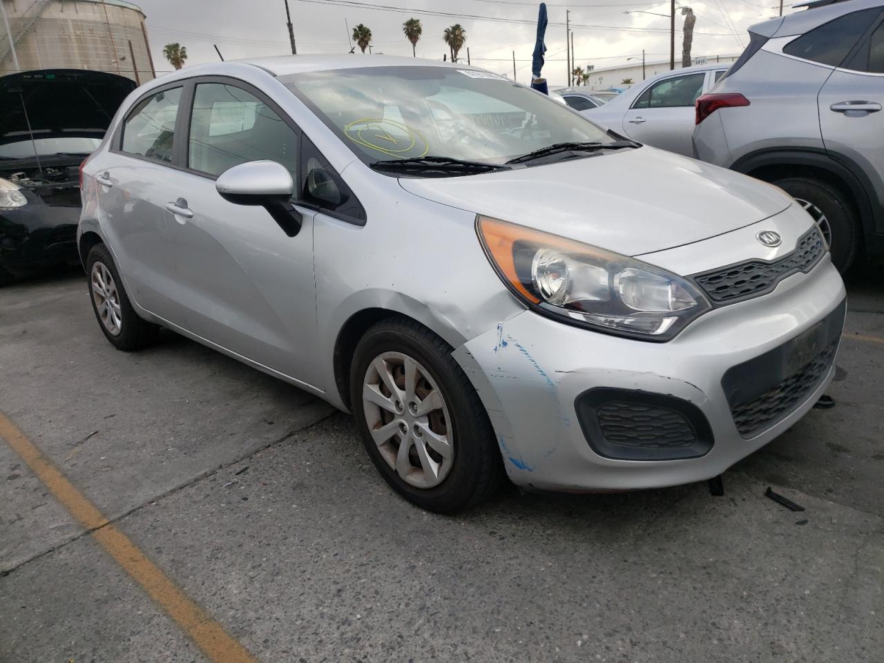 KIA RIO LX 2013 with VIN KNADM5A34D6131315 - Photo from auction