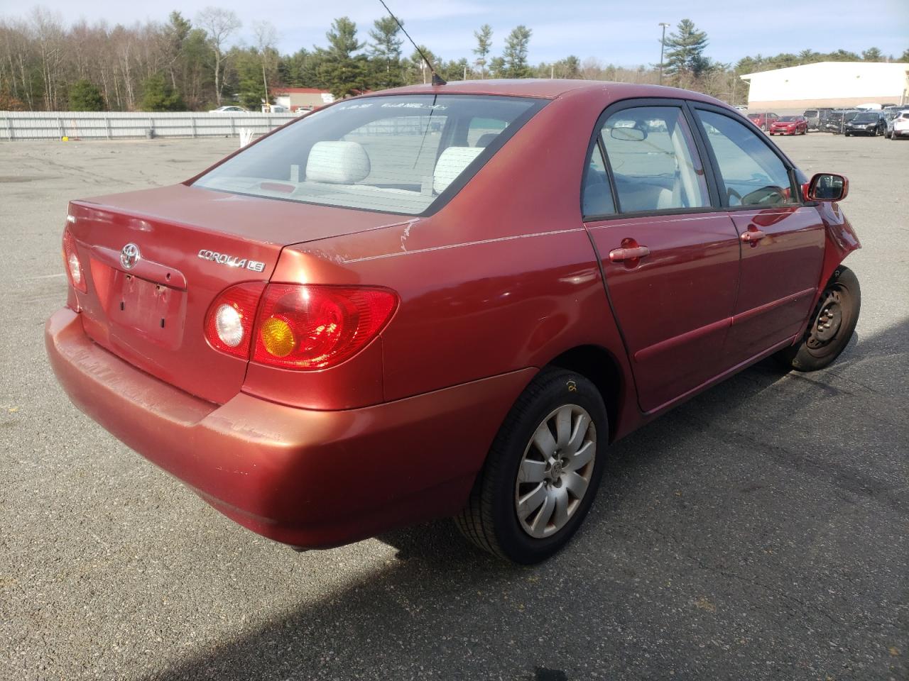Photo 4 from auction – 2003 TOYOTA COROLLA CE with VIN 2T1BR32E63C021874