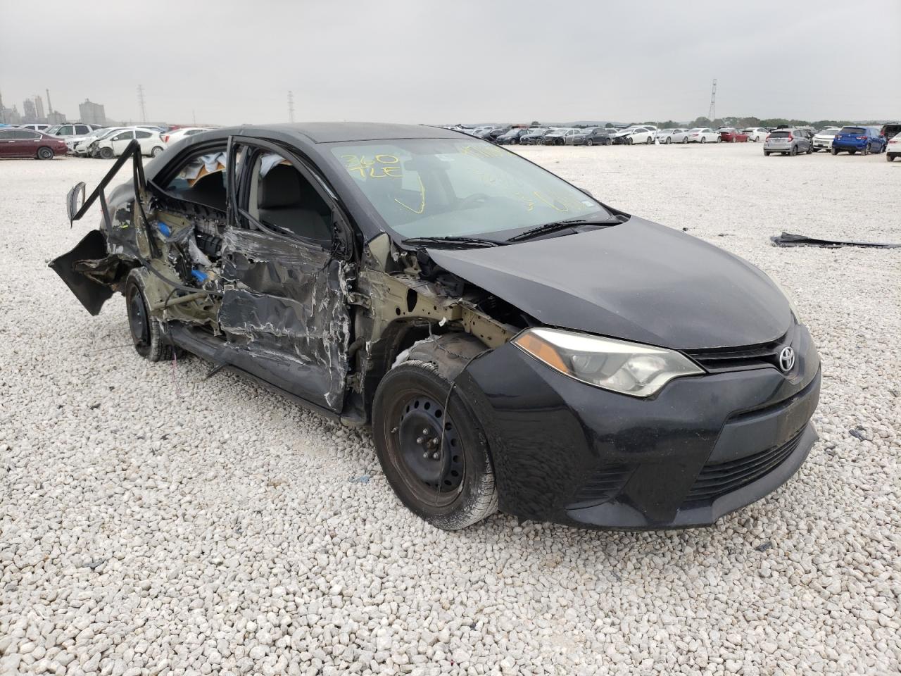 TOYOTA COROLLA L 2014 with VIN 5YFBURHE6EP055406 - Photo from auction