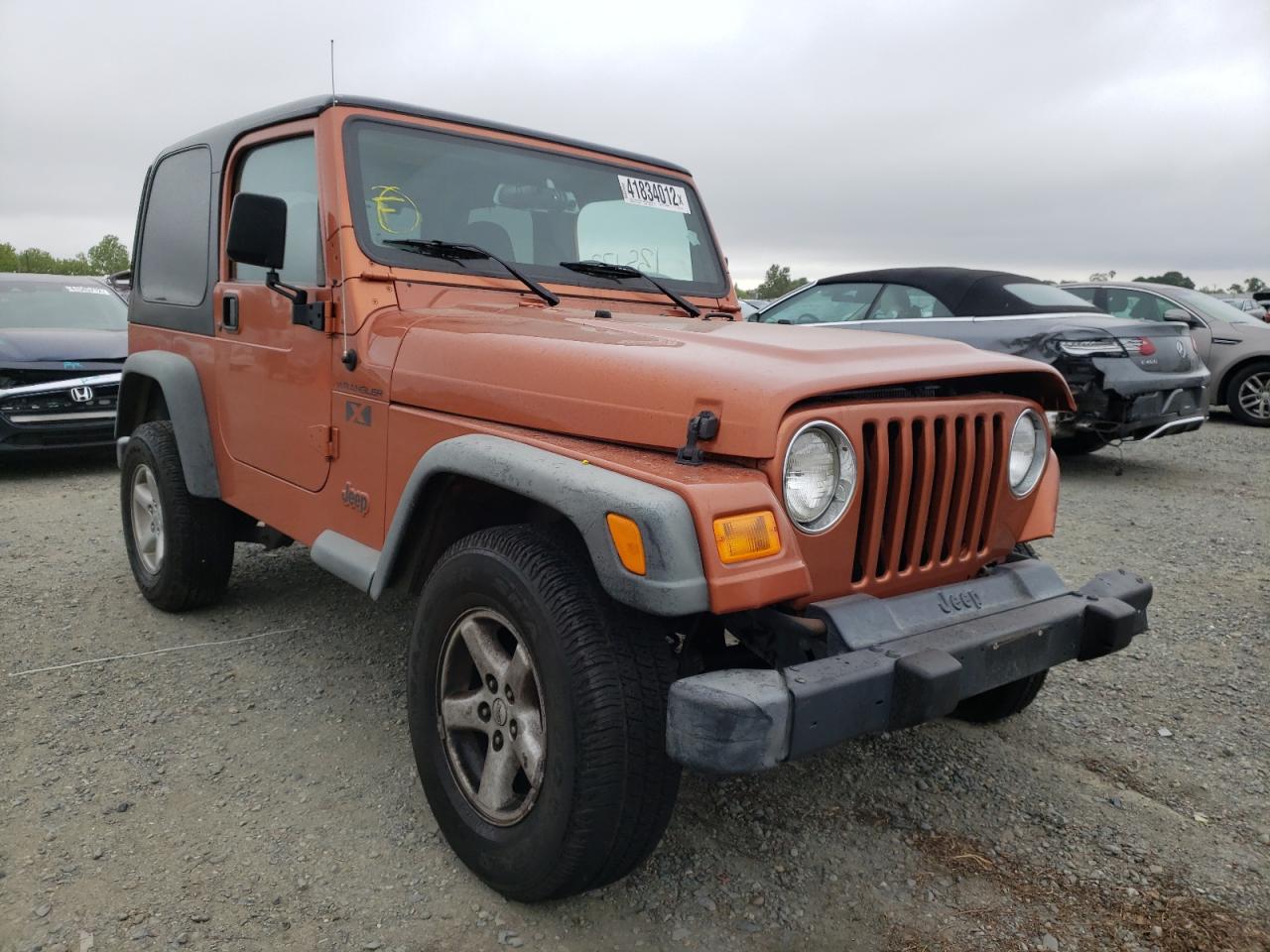 JEEP WRANGLER / 2002 with VIN 1J4FA39SX2P747607 - Photo from auction