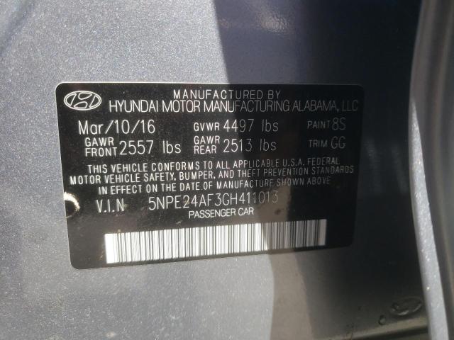 Photo 10 from auction – 2016 HYUNDAI SONATA SE with VIN 5NPE24AF3GH411013