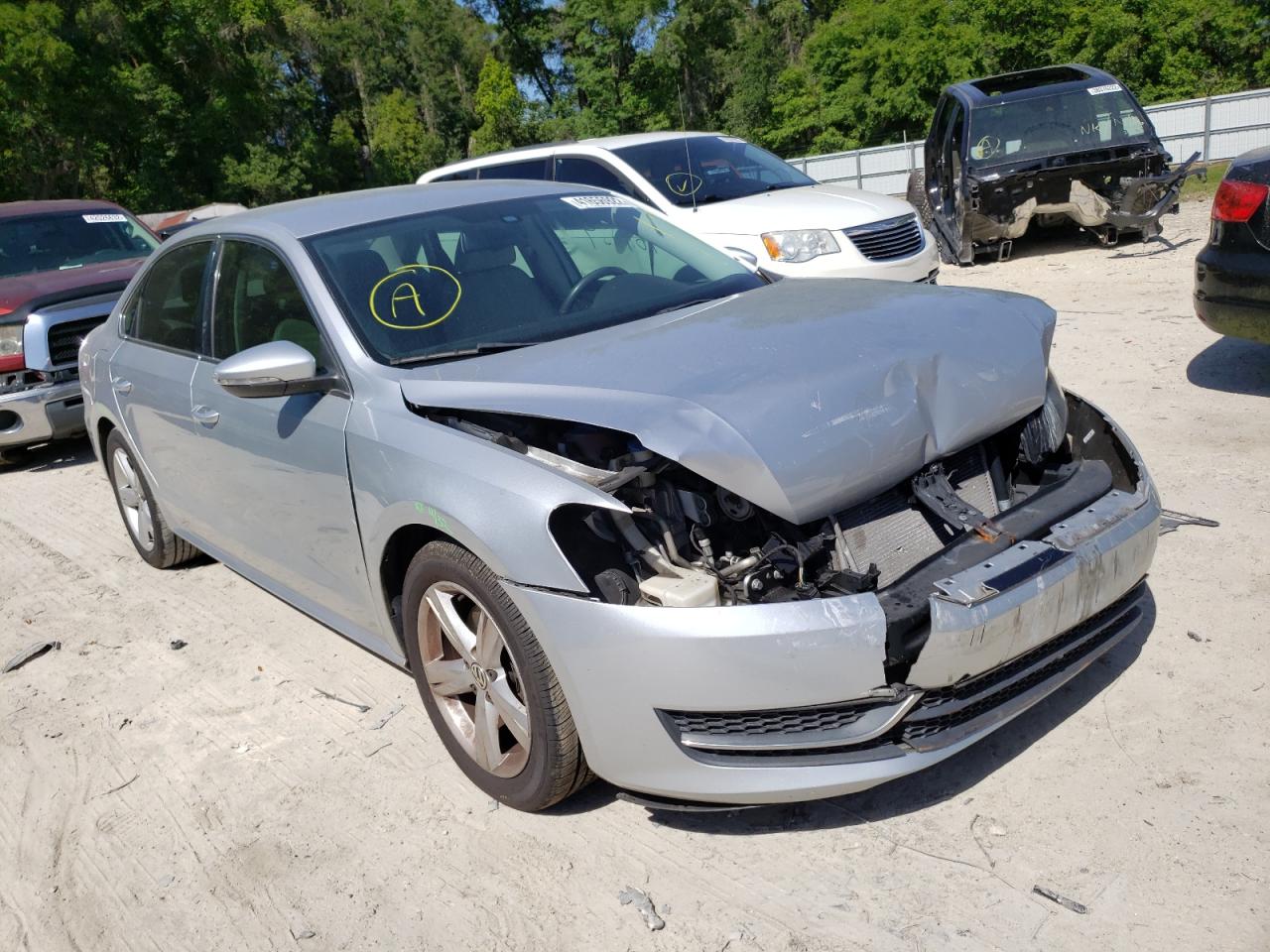 Photo 1 from auction – 2012 VOLKSWAGEN PASSAT SE with VIN 1VWBH7A35CC015564