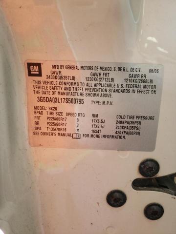 Photo 10 from auction – 2007 BUICK RENDEZVOUS with VIN 3G5DA03L17S500795