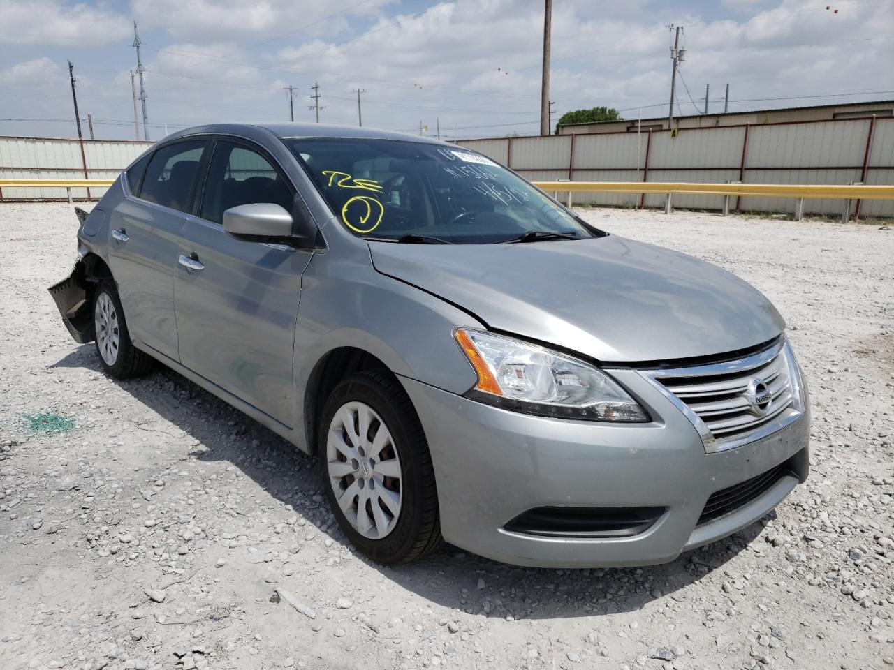 NISSAN SENTRA S 2013 with VIN 3N1AB7AP6DL719915 - Photo from auction