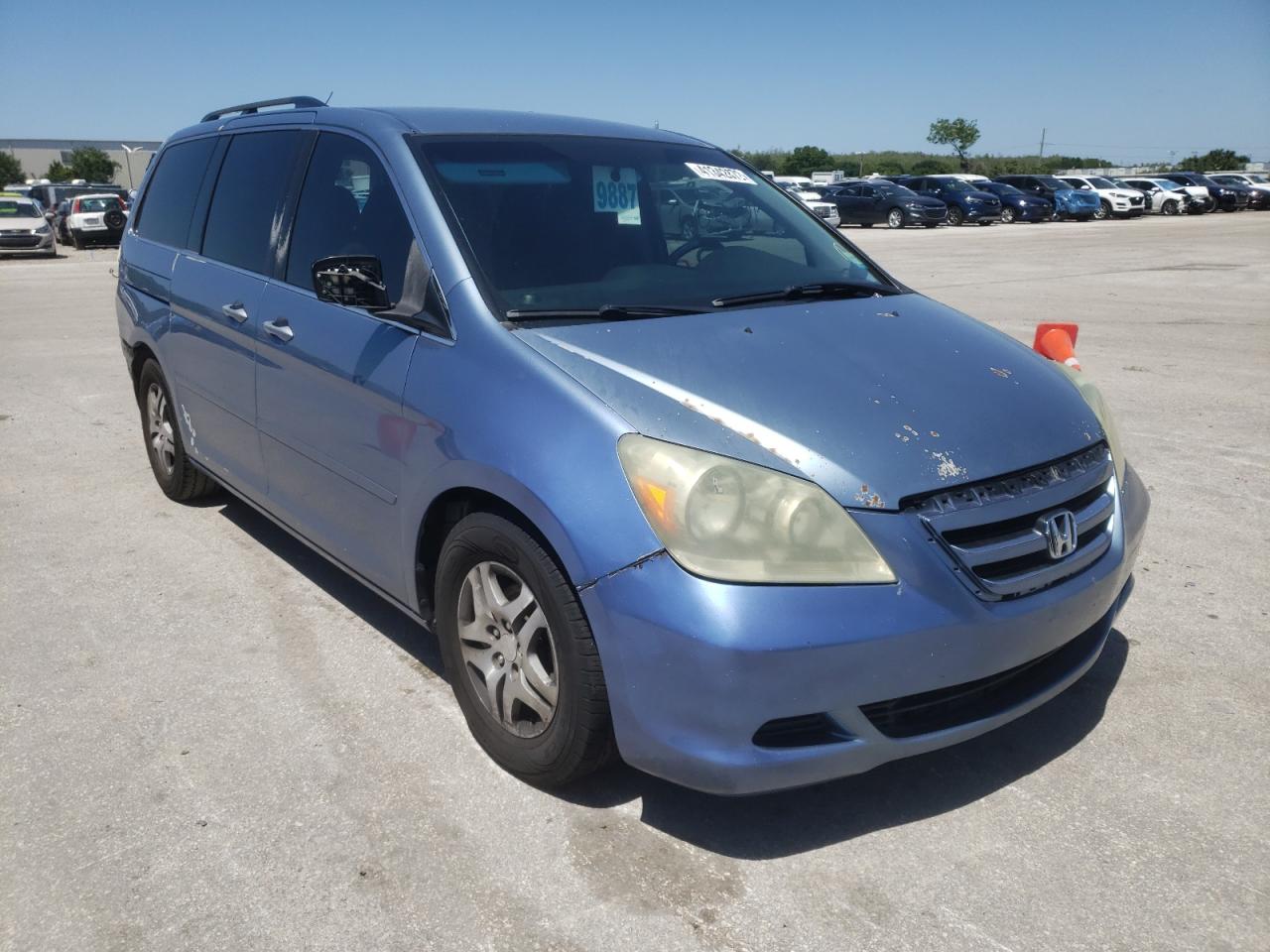 Photo 1 from auction – 2007 HONDA ODYSSEY EX with VIN 5FNRL38477B030020