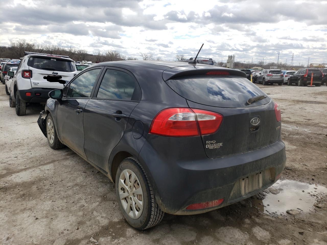 Photo 3 from auction – 2012 KIA RIO EX with VIN KNADN5A30C6066670