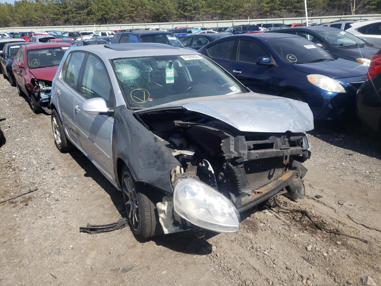 VOLKSWAGEN RABBIT 2007 with VIN WVWDR71K67W046603 - Photo from auction
