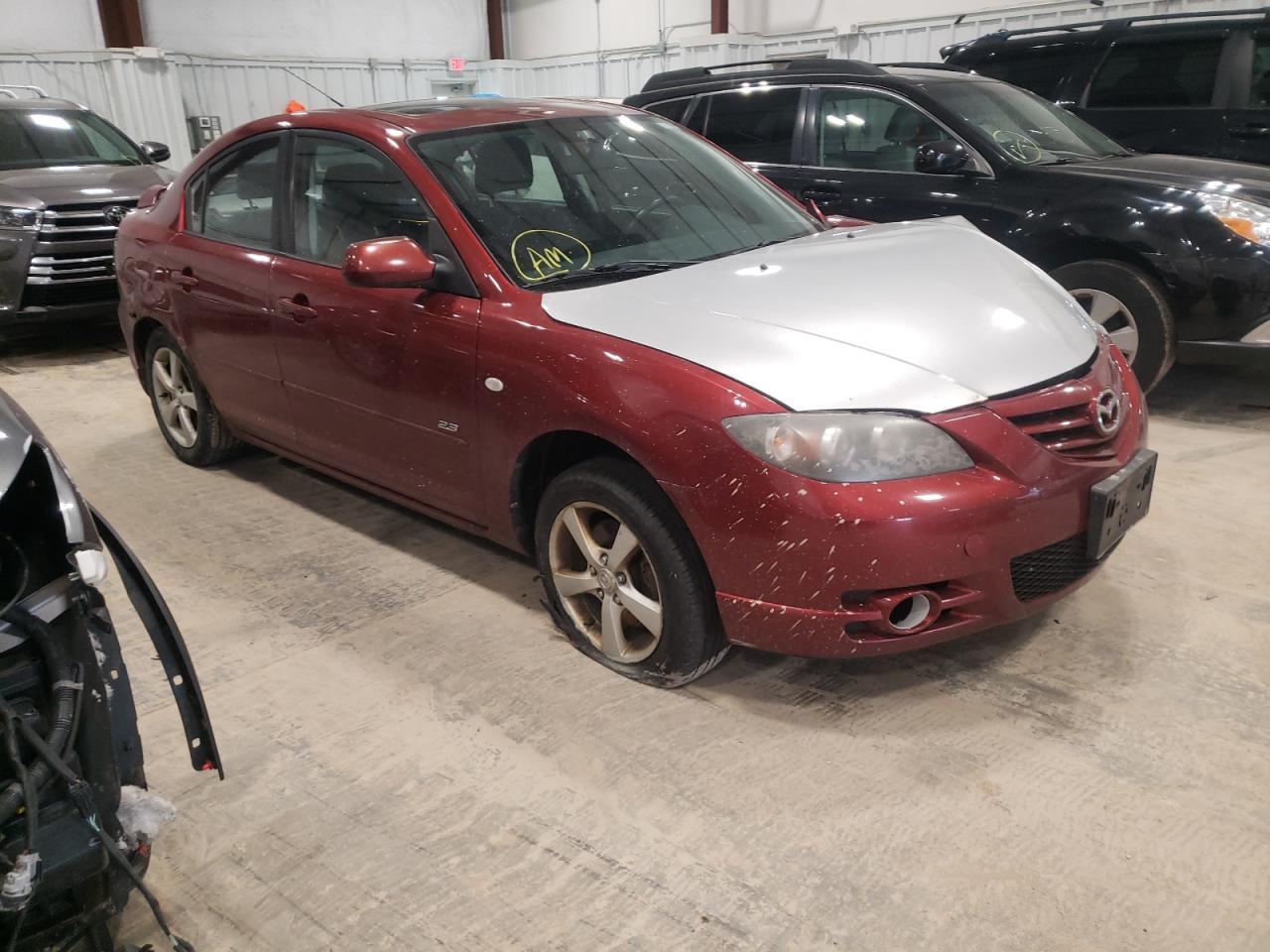 MAZDA 3 S 2006 with VIN JM1BK323861459937 - Photo from auction