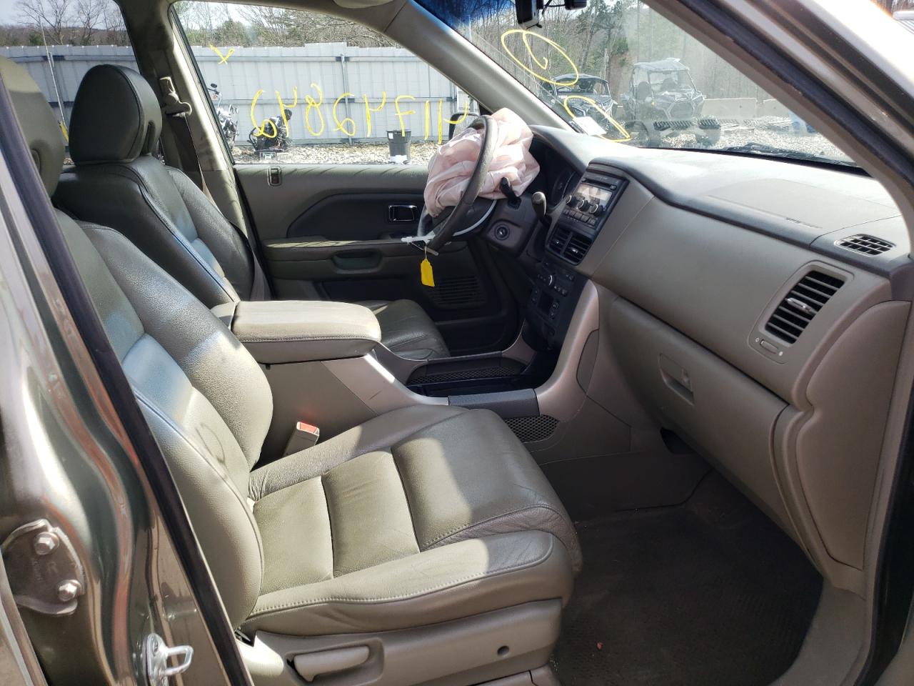 Photo 5 from auction – 2007 HONDA PILOT EXL with VIN 5FNYF18597B028348