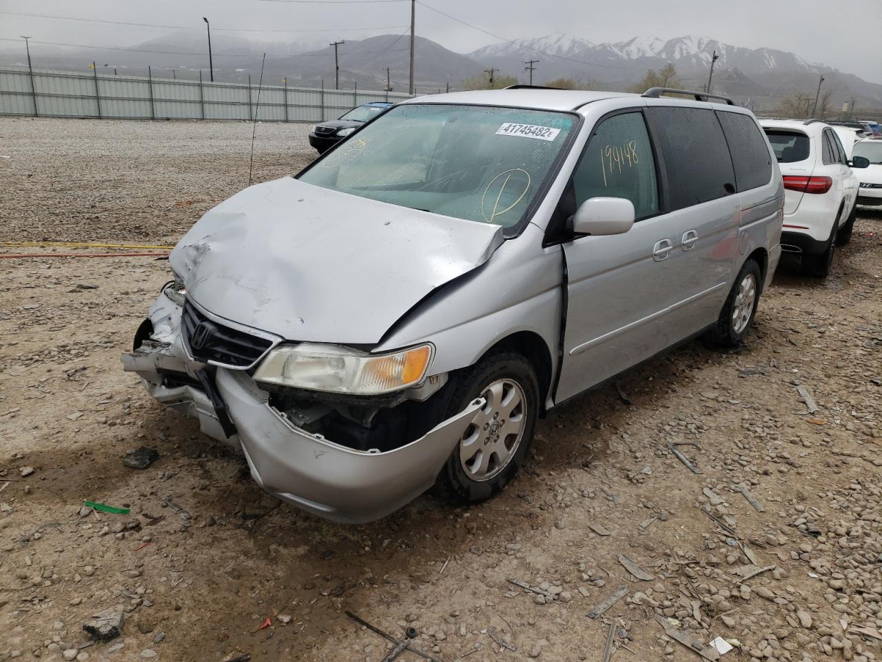 Photo 2 from auction – 2002 HONDA ODYSSEY EX with VIN 2HKRL18902H560453