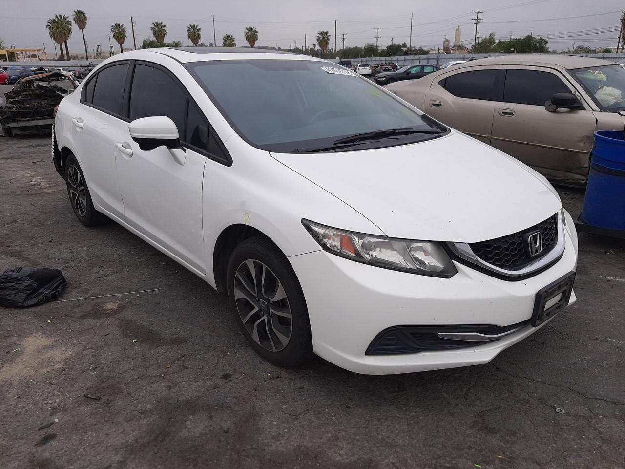 HONDA CIVIC EX 2014 with VIN 19XFB2F86EE258681 - Photo from auction