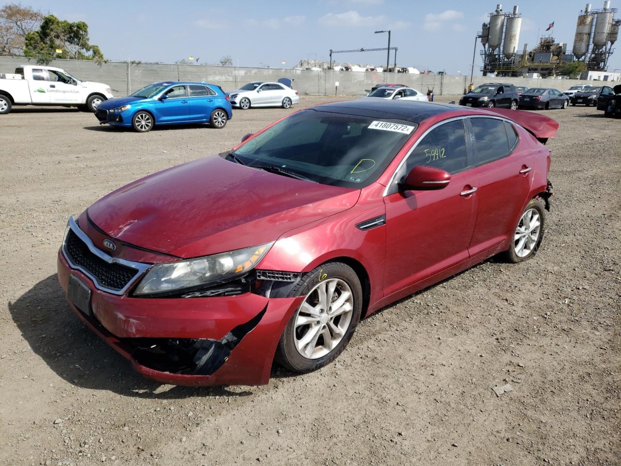 Photo 2 from auction – 2013 KIA OPTIMA EX with VIN 5XXGN4A72DG204838