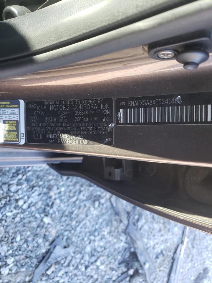 Photo 10 from auction – 2014 KIA FORTE EX with VIN KNAFX5A8XE5241465