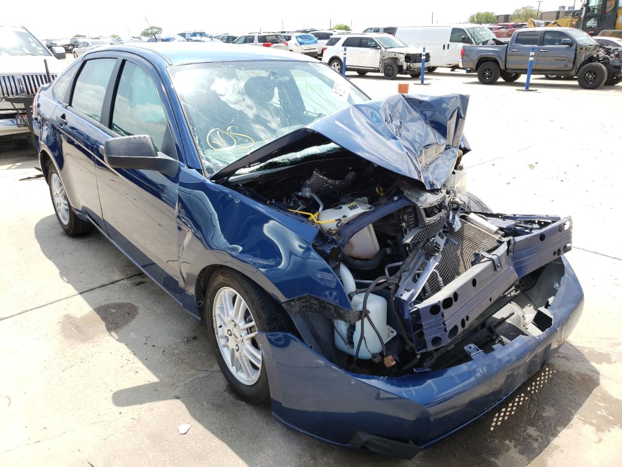 FORD FOCUS SE 2009 with VIN 1FAHP35N09W171352 - Photo from auction