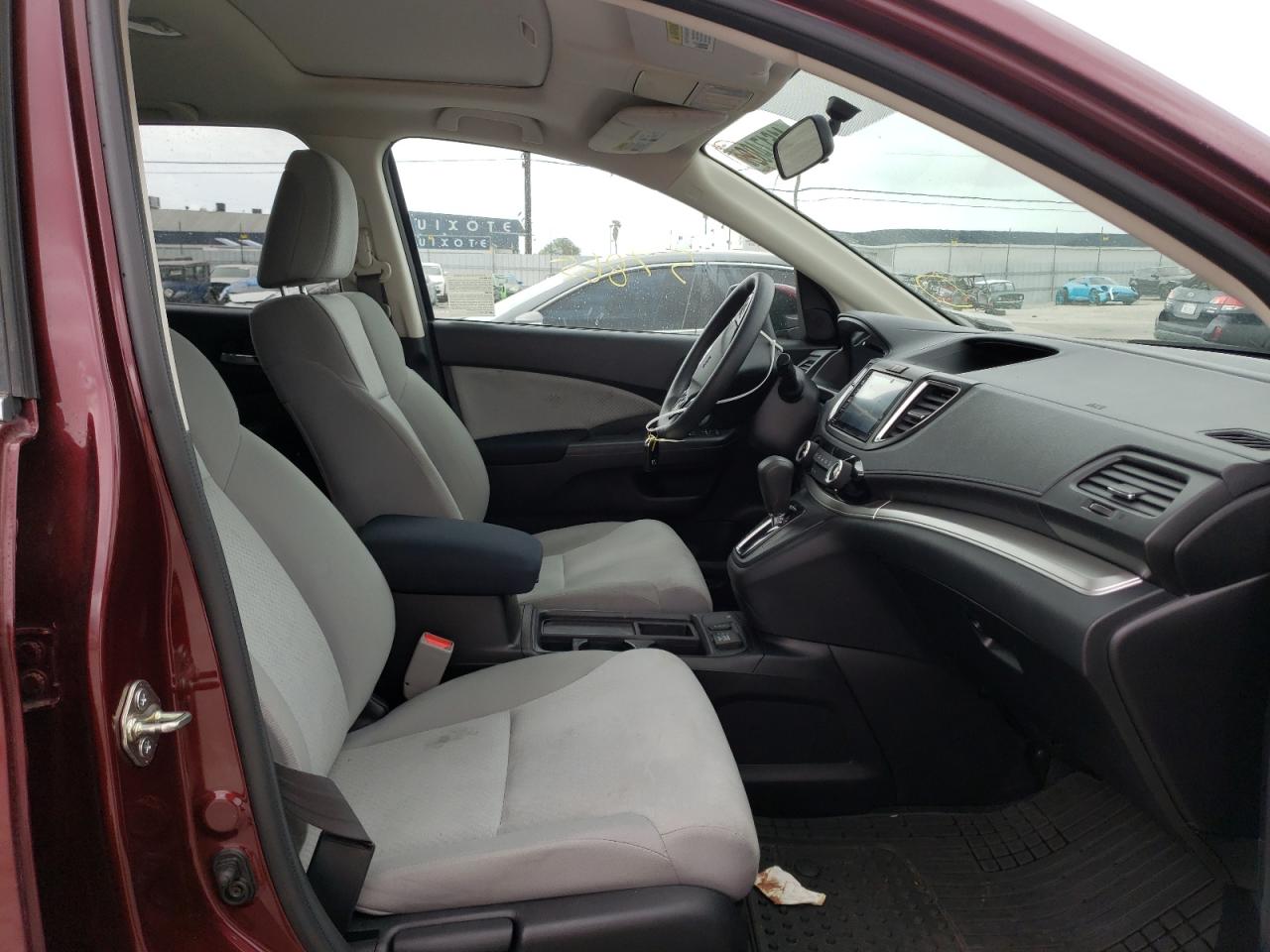 Photo 5 from auction – 2016 HONDA CR-V EX with VIN 2HKRM3H58GH549360