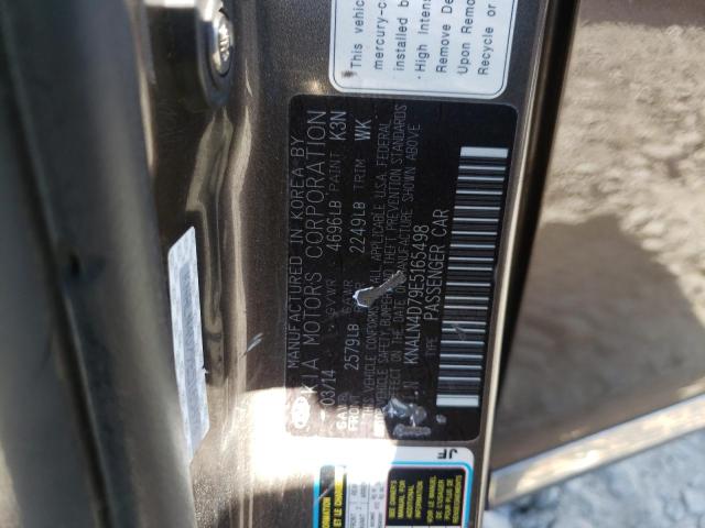Photo 10 from auction – 2014 KIA CADENZA PR with VIN KNALN4D79E5165498