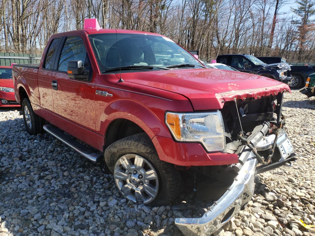 FORD F150 SUPER 2012 with VIN 1FTFX1EF2CFC28740 - Photo from auction