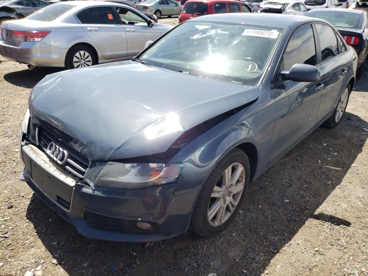 Photo 2 from auction – 2010 AUDI A4 PREMIUM with VIN WAUBFAFL7AN037062