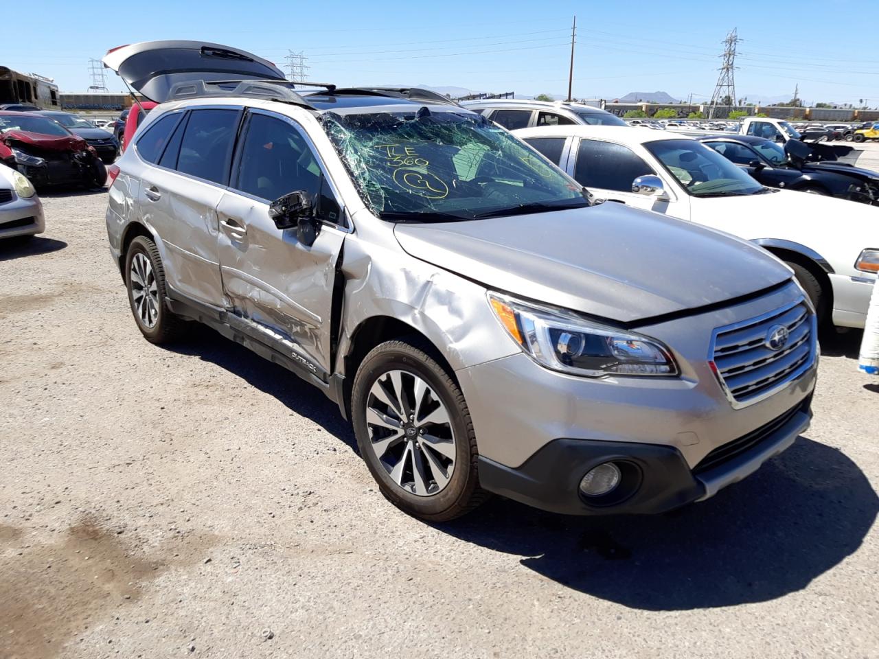 SUBARU OUTBACK 2017 with VIN 4S4BSANC6H3207719 - Photo from auction
