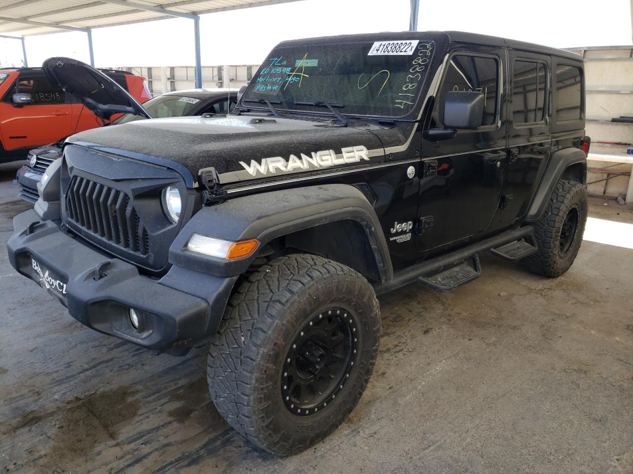 Photo 2 from auction – 2018 JEEP WRANGLER U with VIN 1C4HJXDN7JW241289