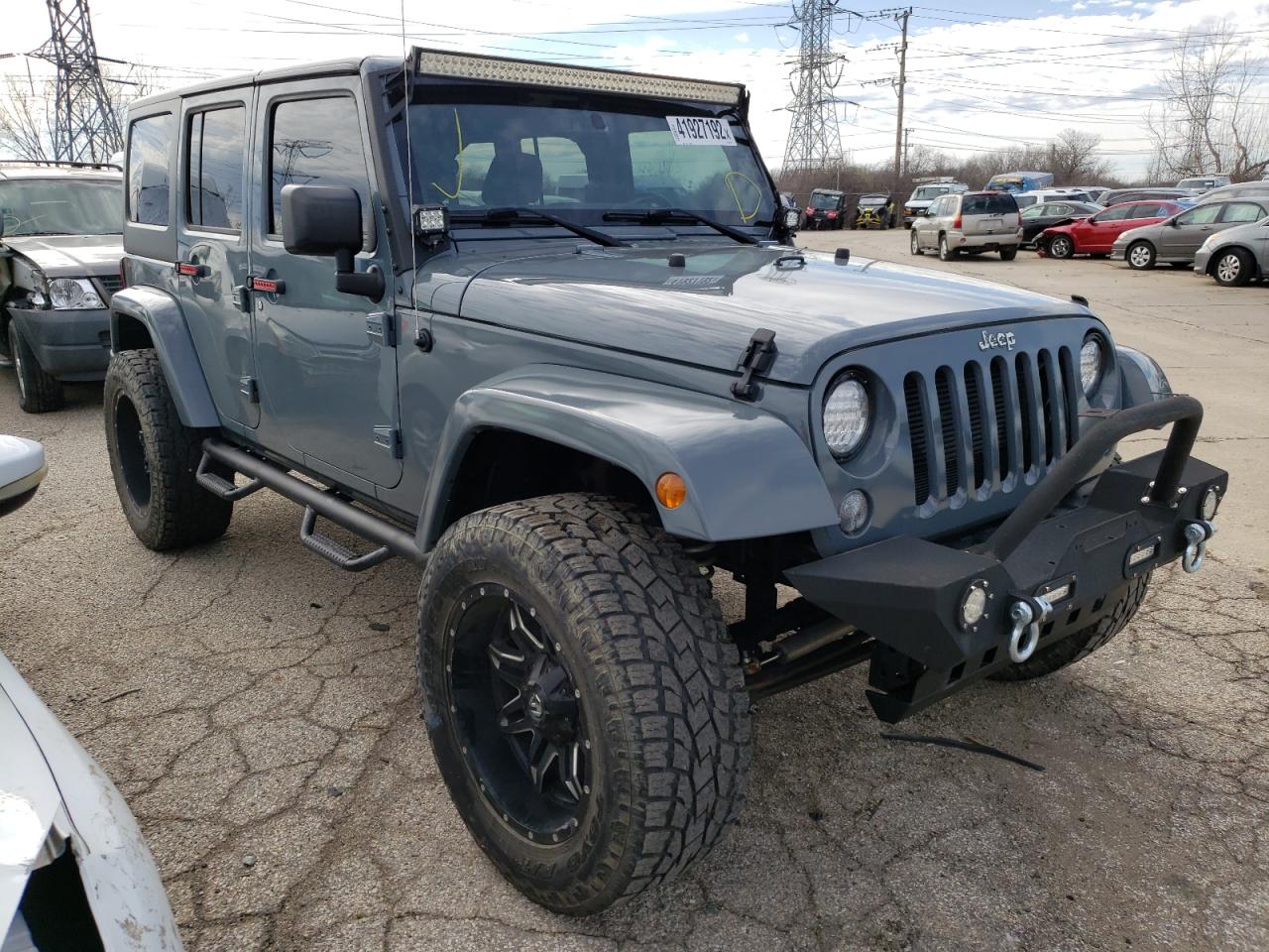 JEEP WRANGLER U 2015 с VIN 1C4BJWEG2FL684796 - Фото с аукциона