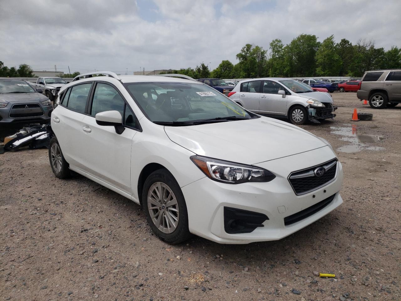 SUBARU IMPREZA PR 2018 with VIN 4S3GTAB68J3734575 - Photo from auction