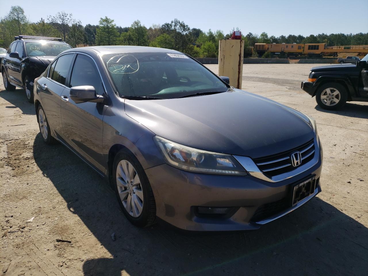 HONDA ACCORD EXL 2014 with VIN 1HGCR2F82EA221825 - Photo from auction